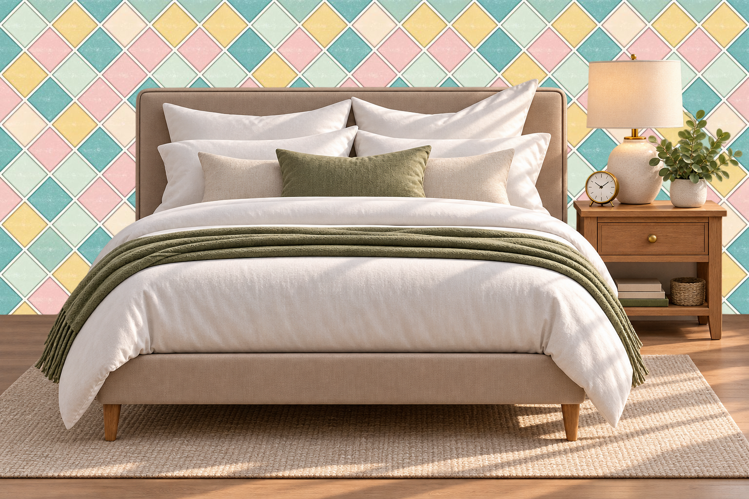 Design 402 — Bedroom — Pillow Close-up