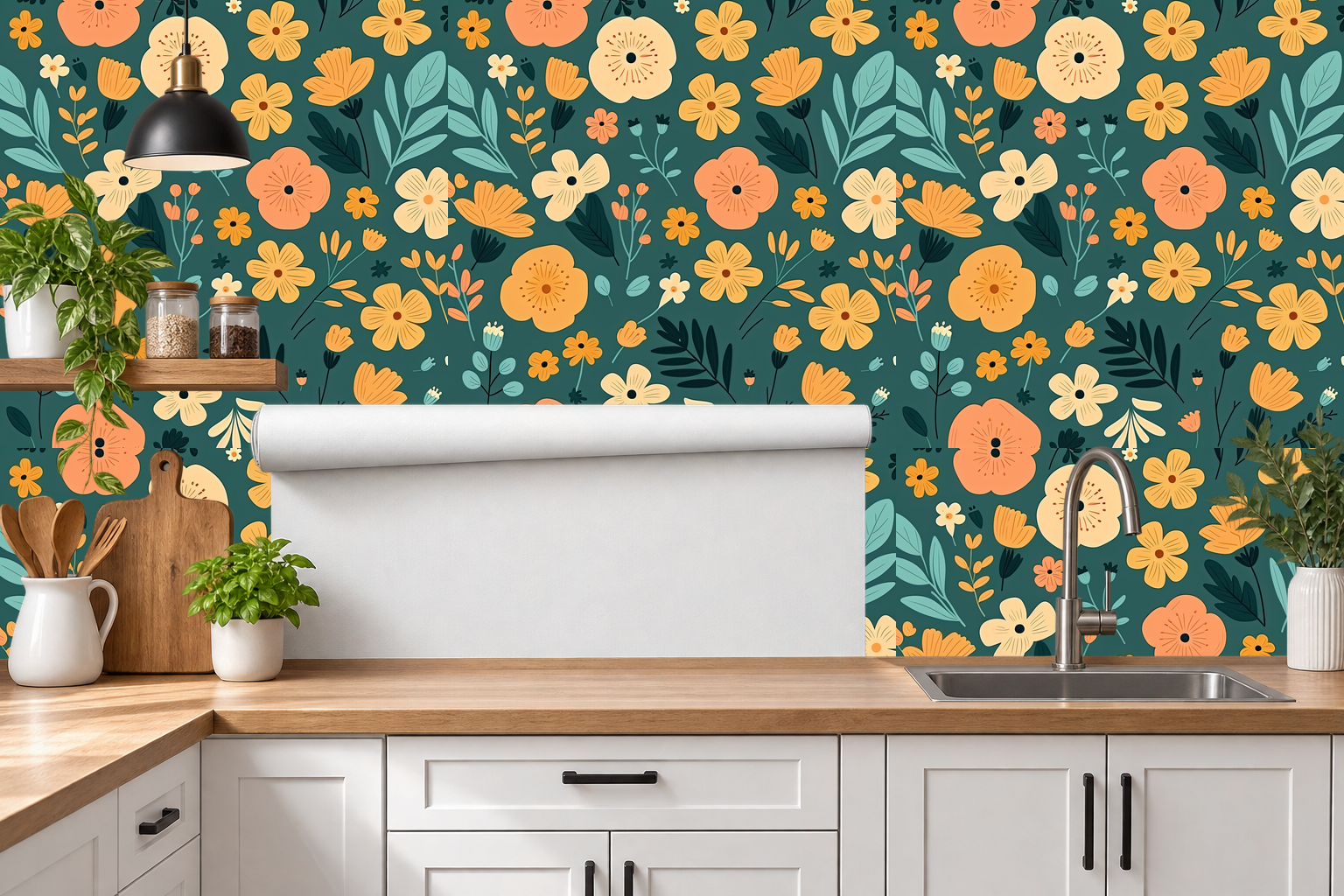 Design 74 — Roll — Kitchen Backsplash