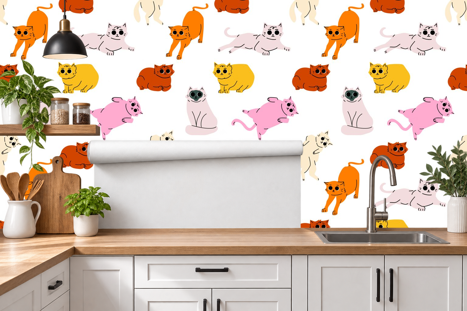 Design 717 — Roll — Kitchen Backsplash