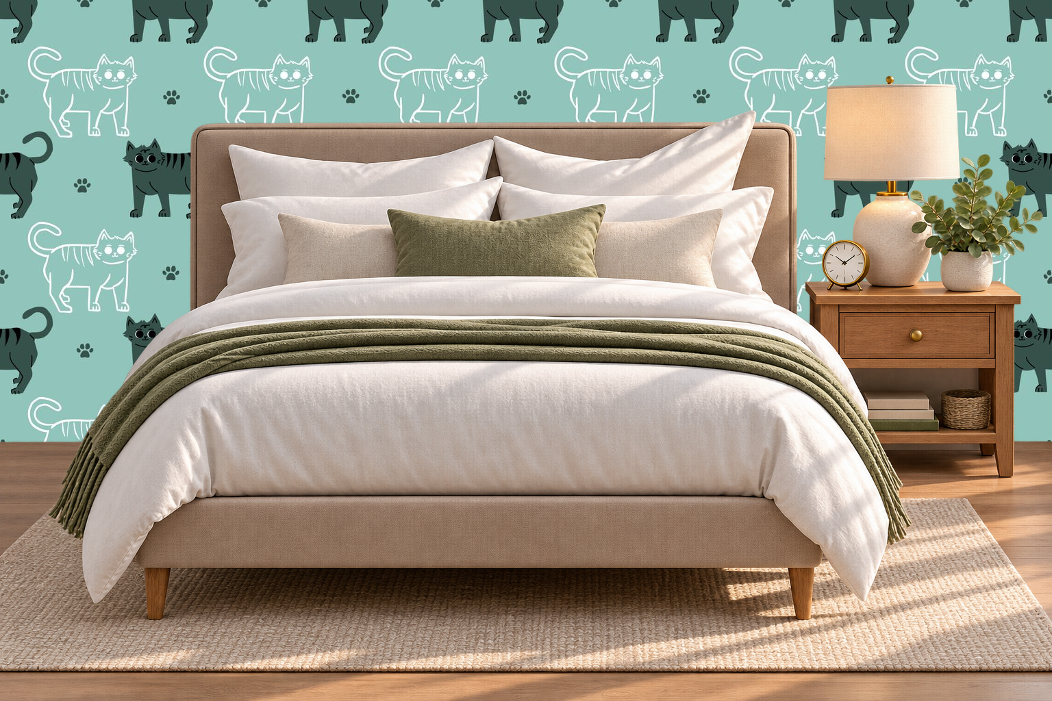 Design 718 — Bedroom — Pillow Close-up