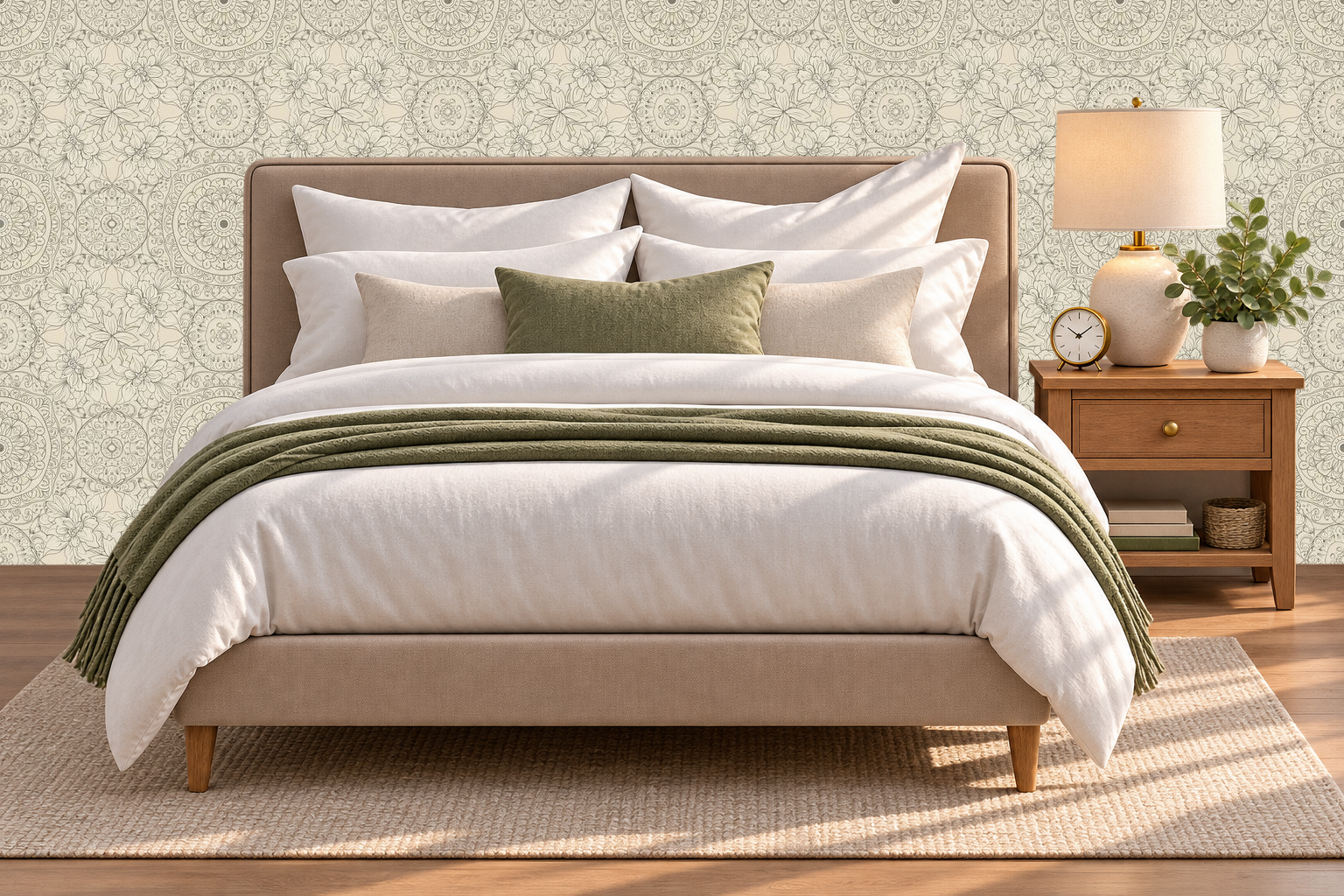 Design 192 — Bedroom — Pillow Close-up