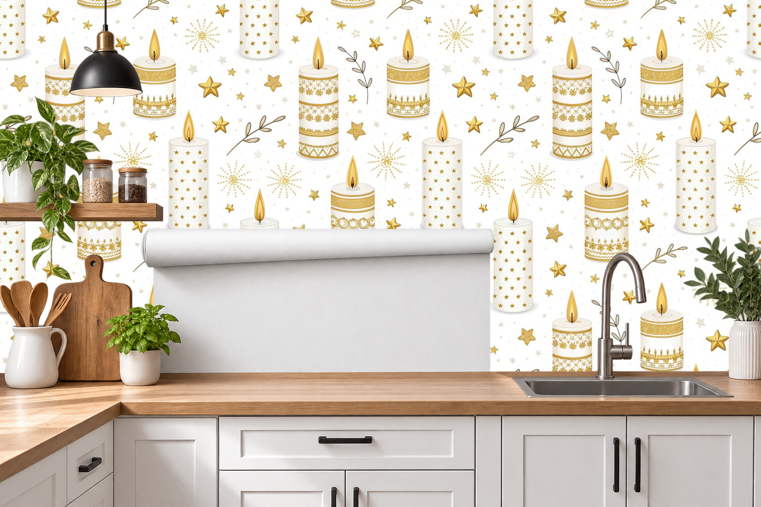 Design 428 — Roll — Kitchen Backsplash