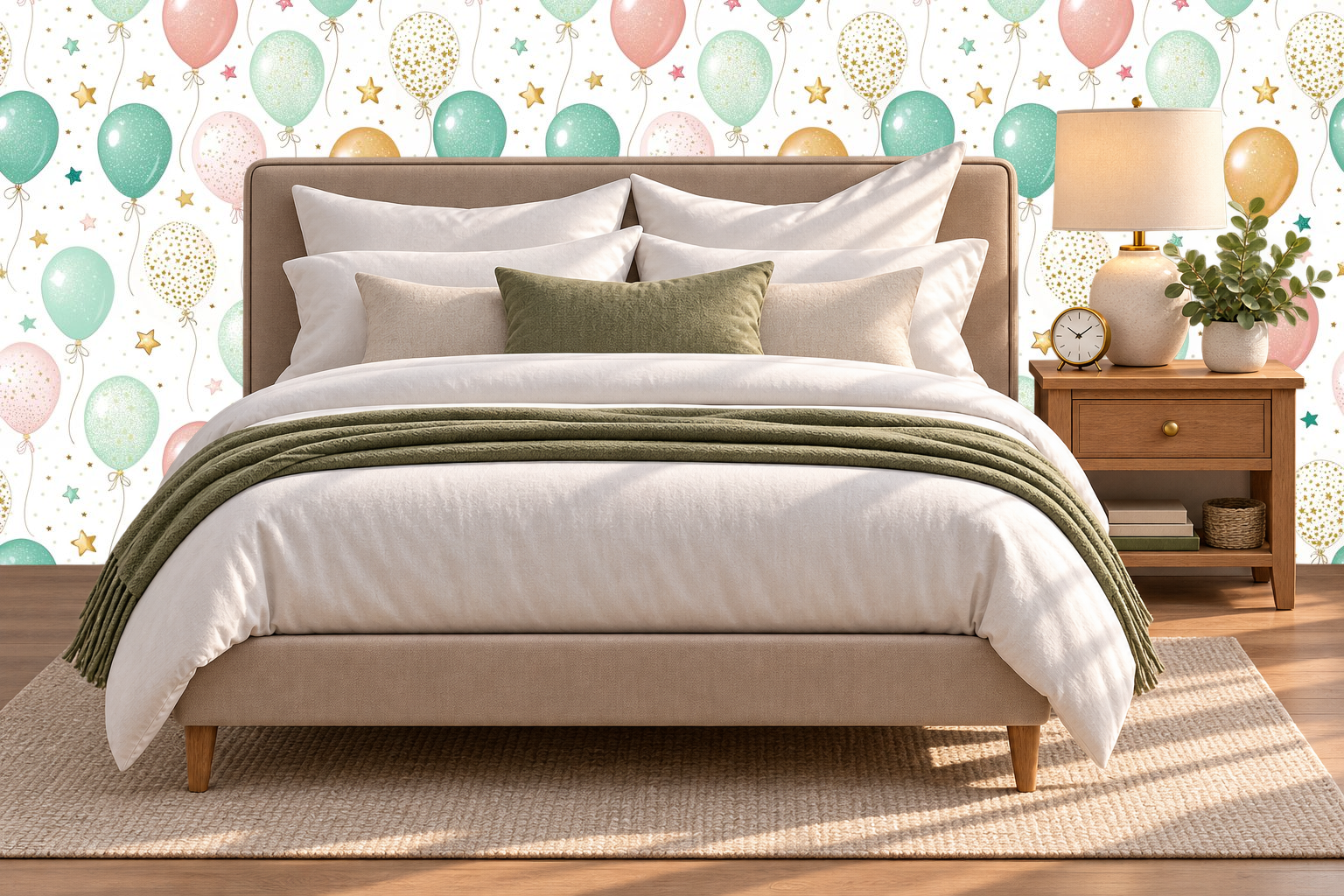 Design 413 — Bedroom — Pillow Close-up