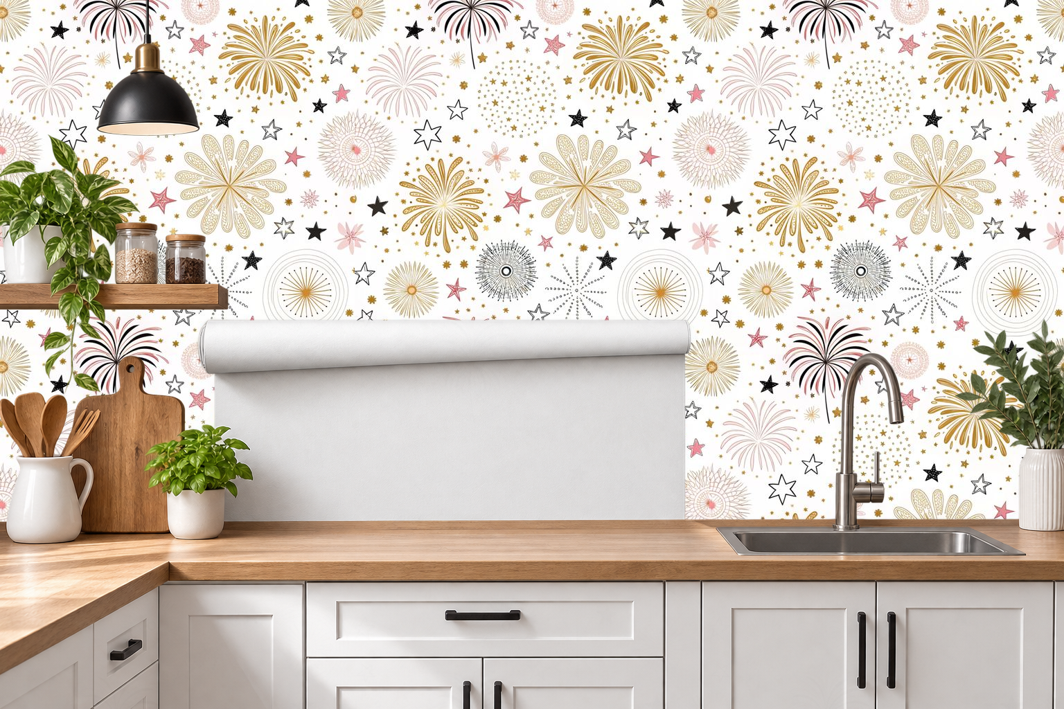 Design 422 — Roll — Kitchen Backsplash