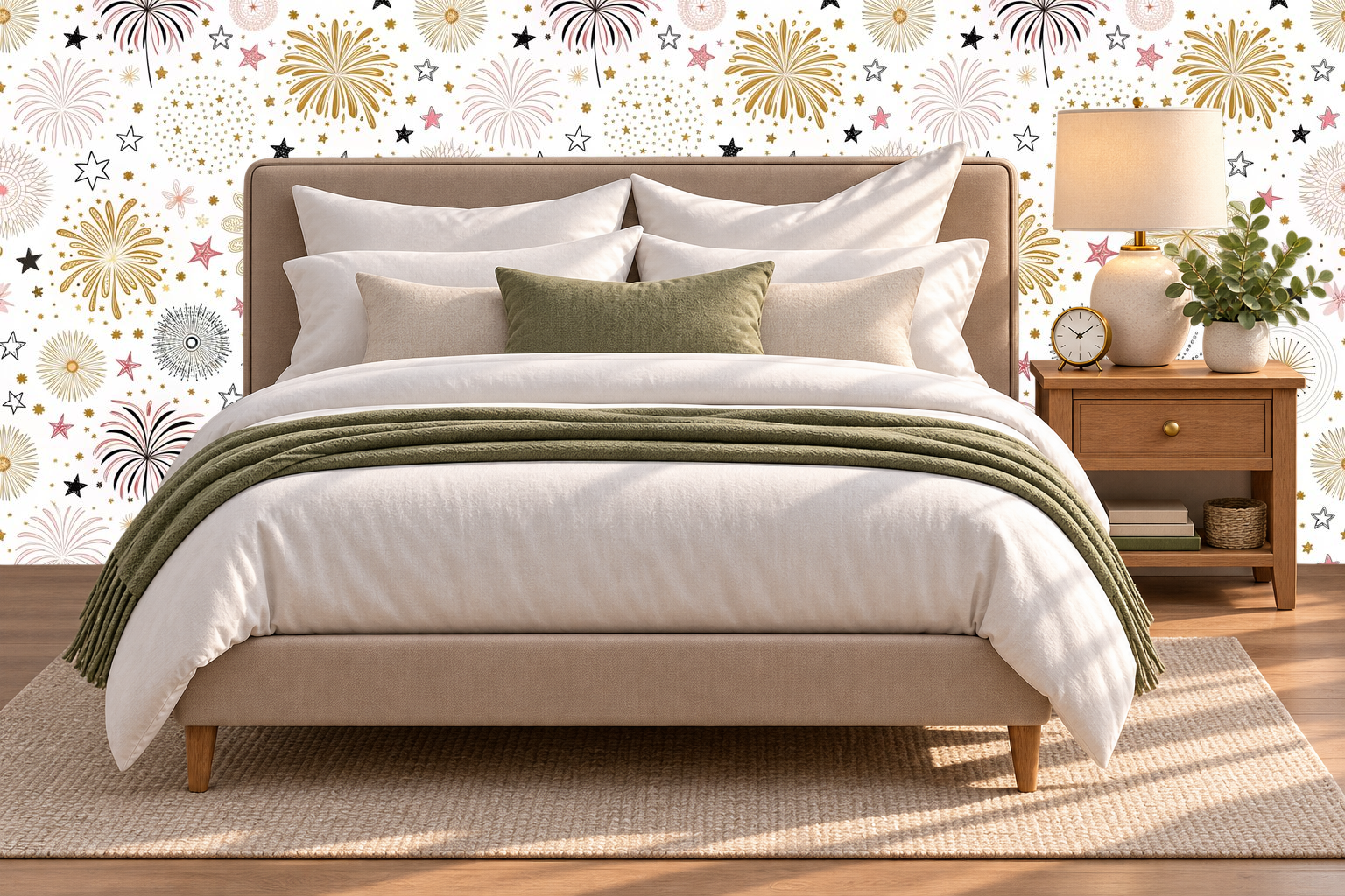 Design 422 — Bedroom — Pillow Close-up