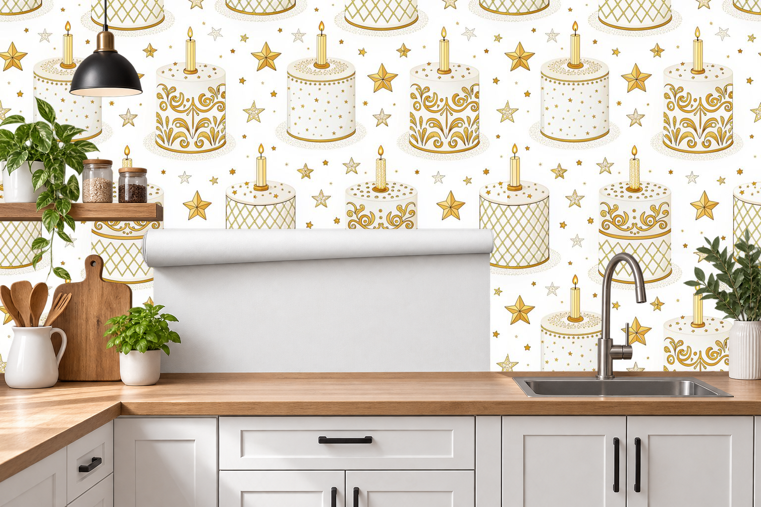Design 427 — Roll — Kitchen Backsplash