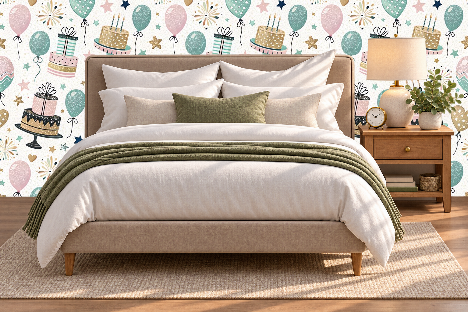 Design 408 — Bedroom — Pillow Close-up