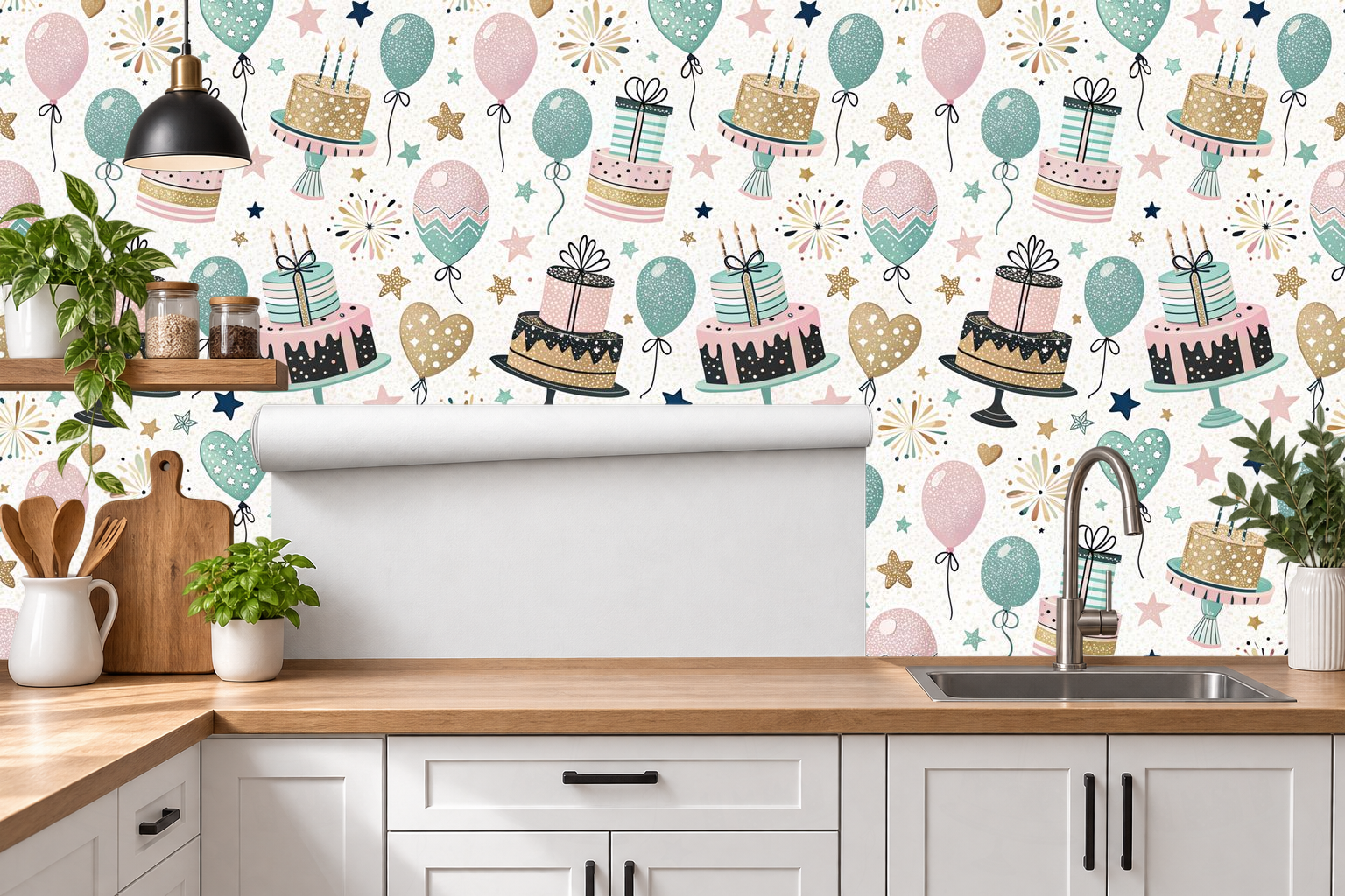Design 408 — Roll — Kitchen Backsplash