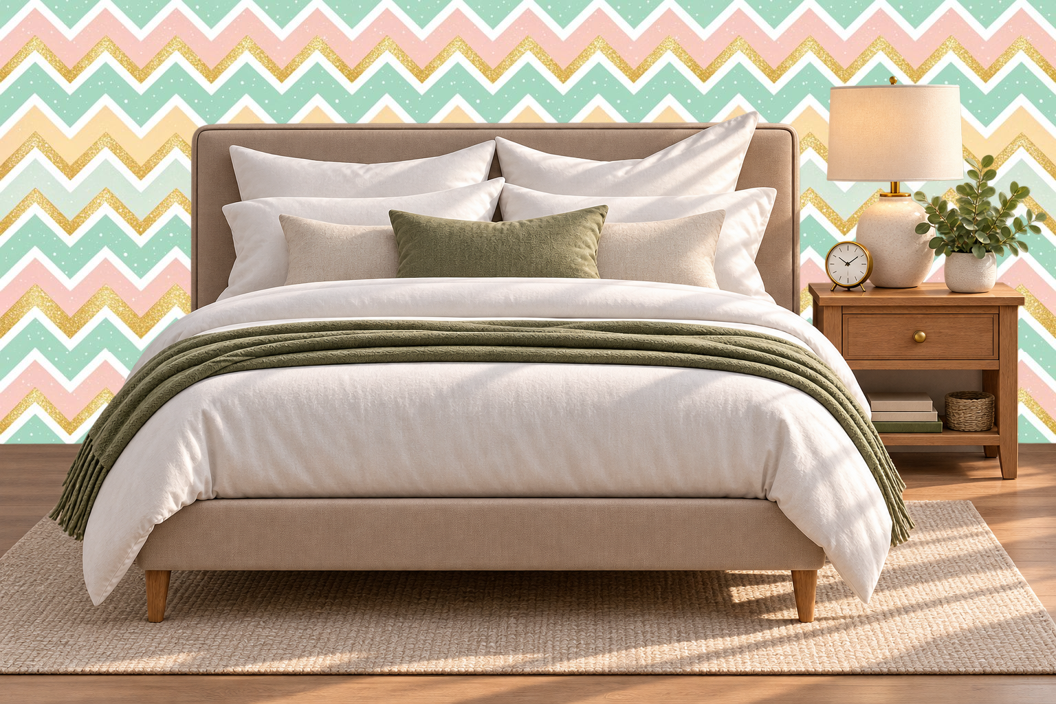 Design 417 — Bedroom — Pillow Close-up
