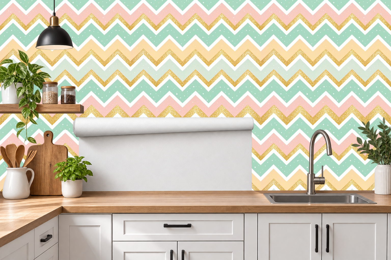 Design 417 — Roll — Kitchen Backsplash