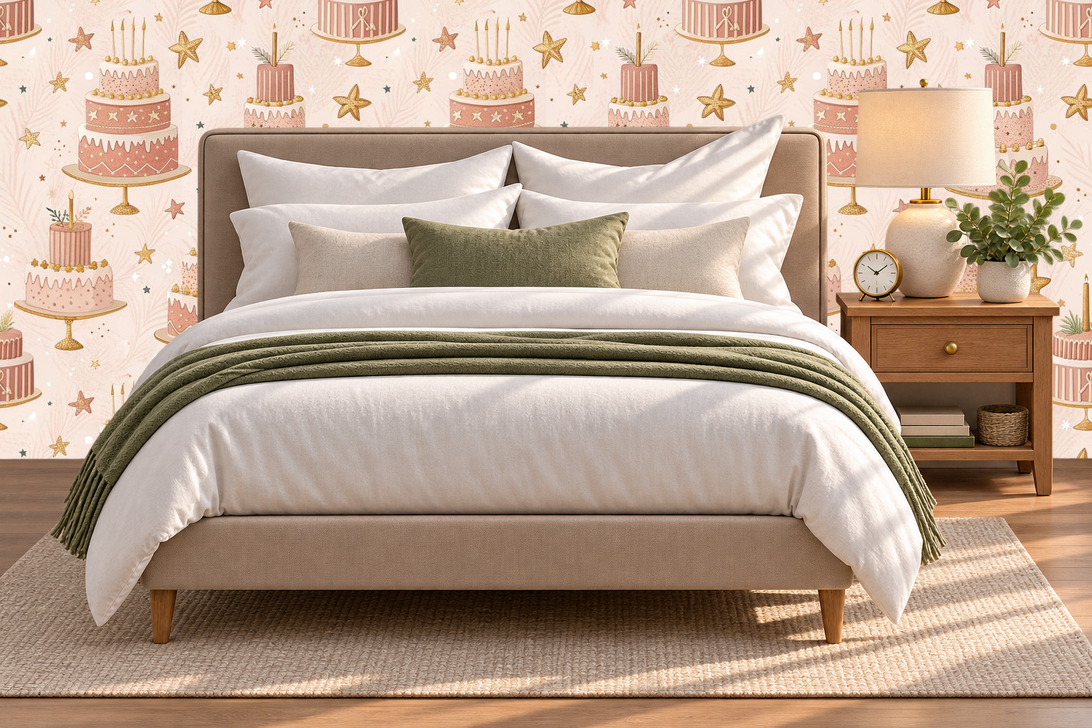 Design 410 — Bedroom — Pillow Close-up