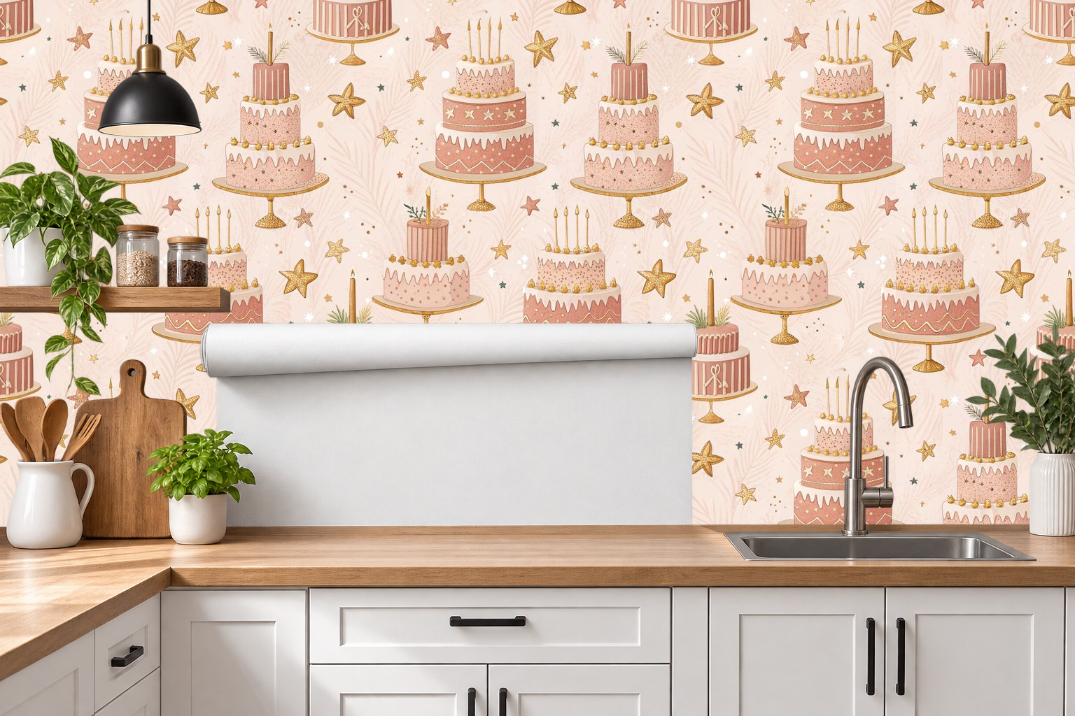 Design 410 — Roll — Kitchen Backsplash