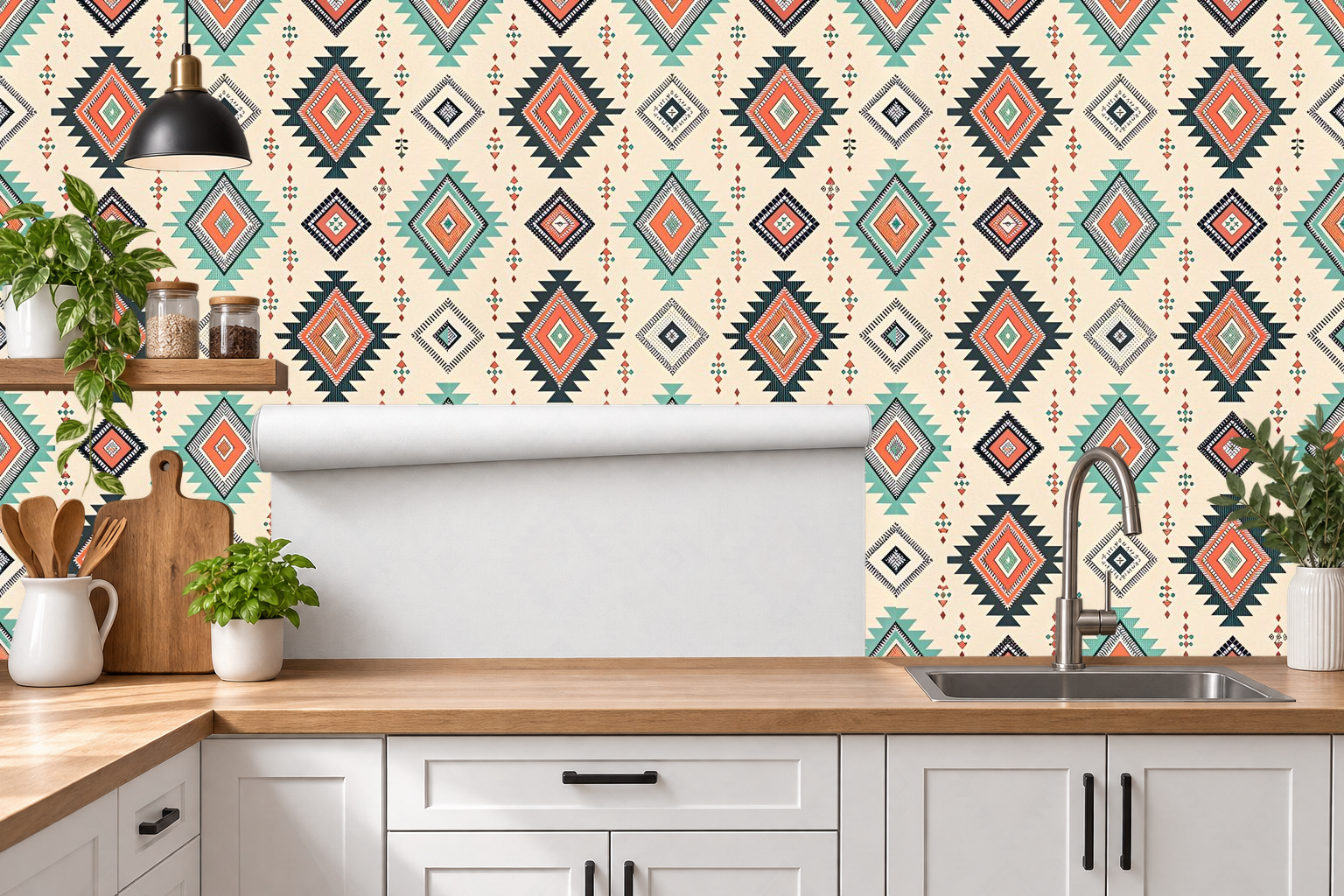 Design 158 — Roll — Kitchen Backsplash