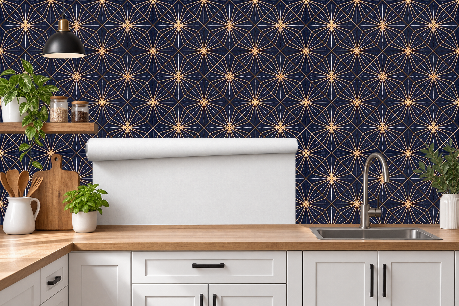 Design 488 — Roll — Kitchen Backsplash