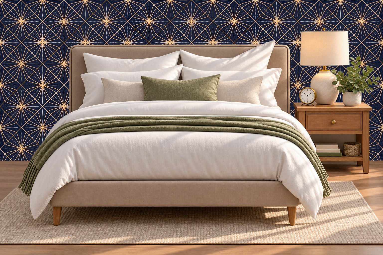 Design 488 — Bedroom — Pillow Close-up