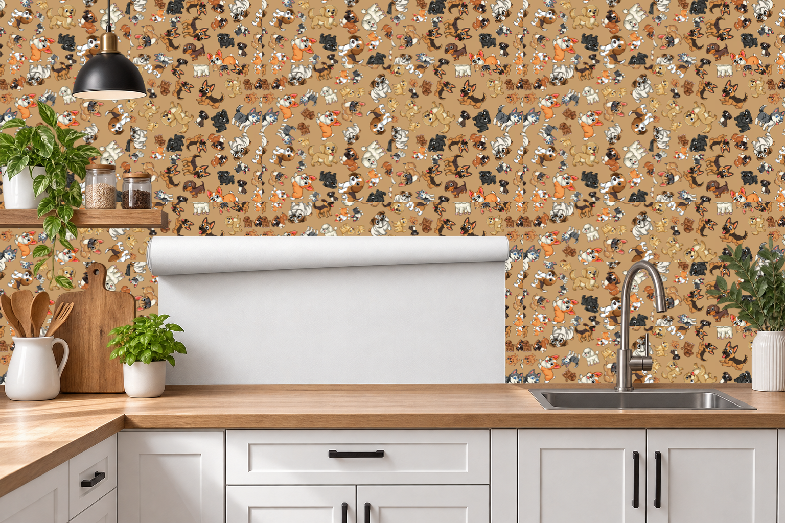 Design 48 — Roll — Kitchen Backsplash
