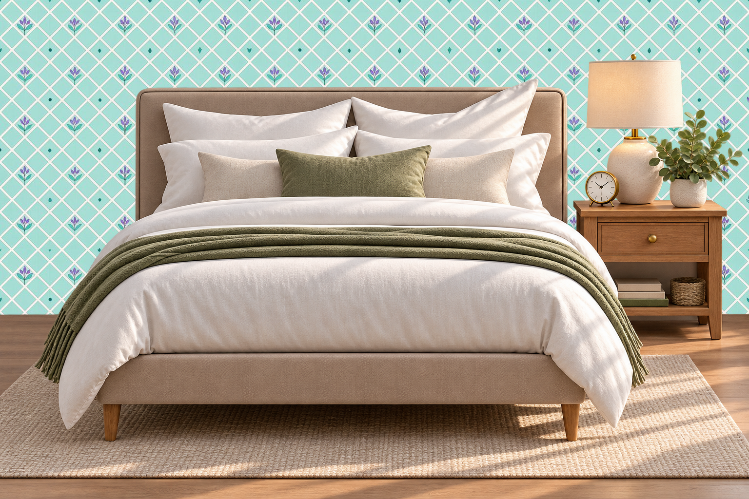 Design 399 — Bedroom — Pillow Close-up