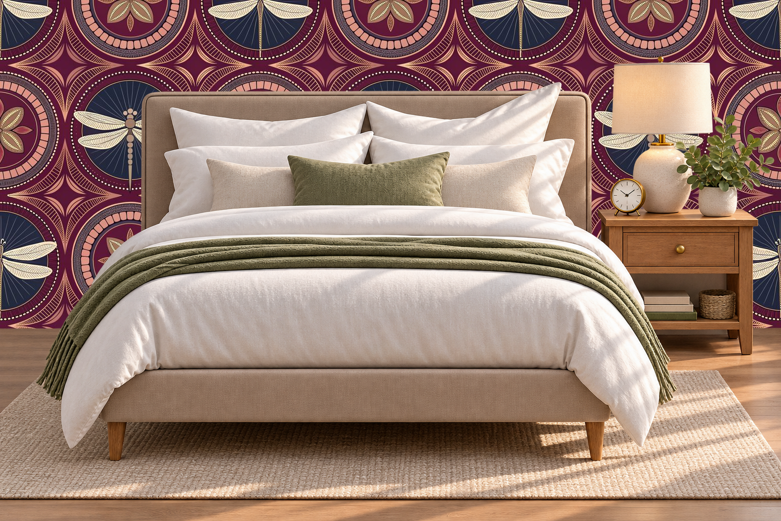 Design 338 — Bedroom — Pillow Close-up