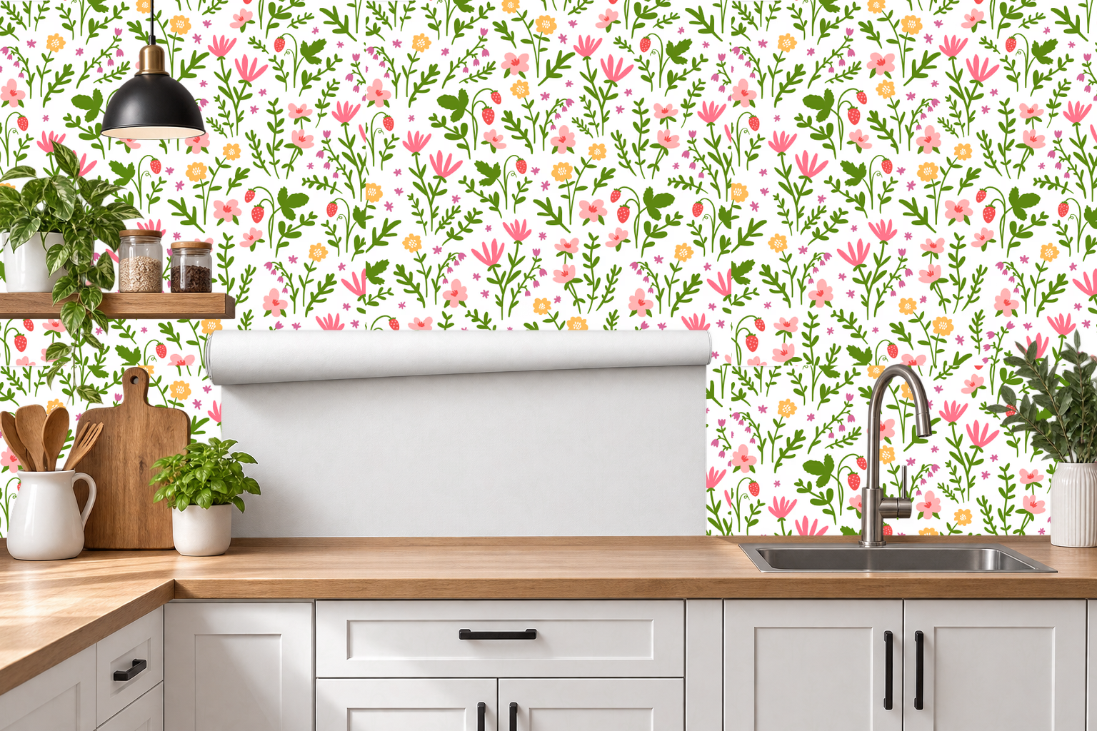 Design 5 — Roll — Kitchen Backsplash