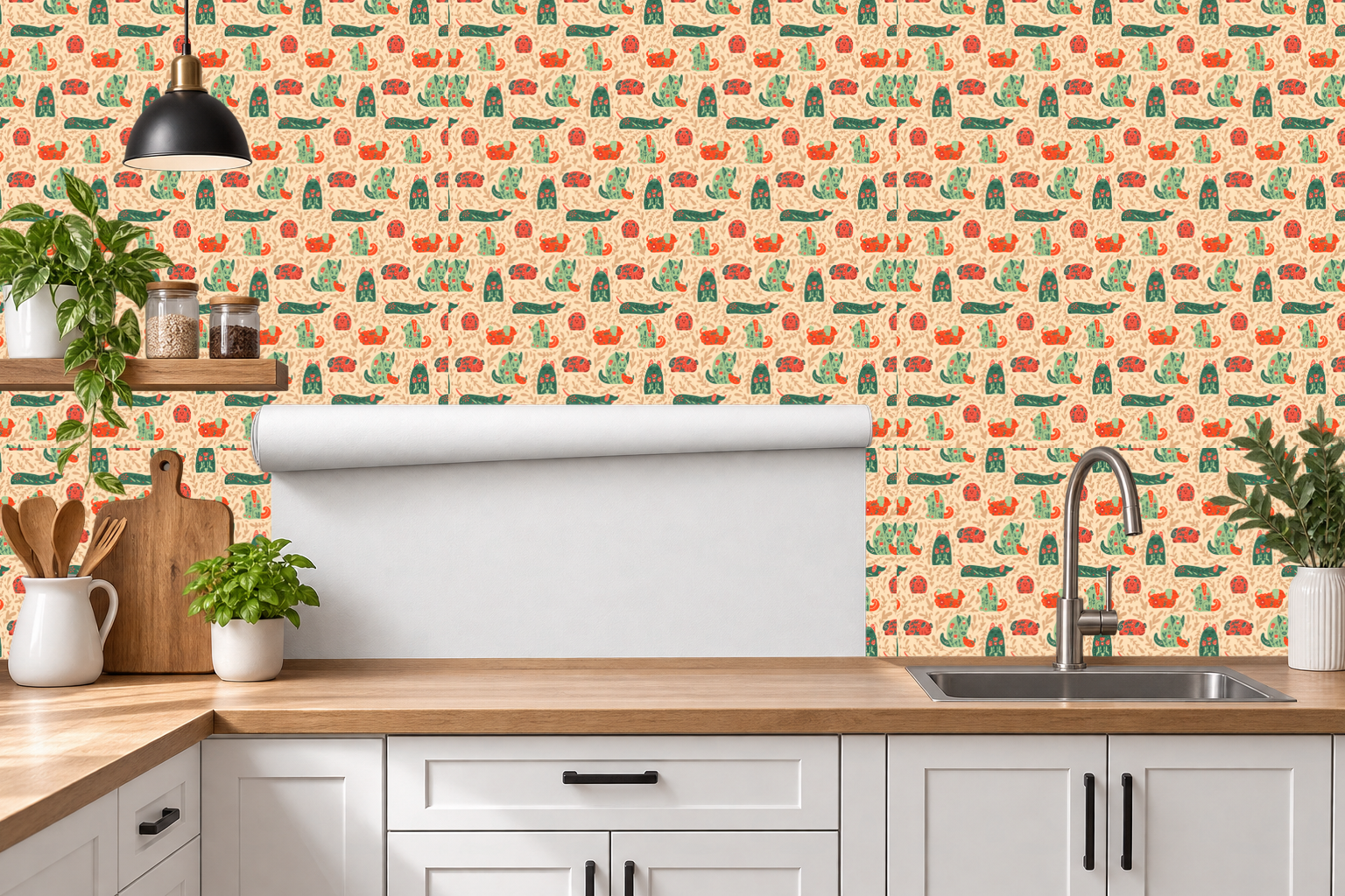 Design 47 — Roll — Kitchen Backsplash