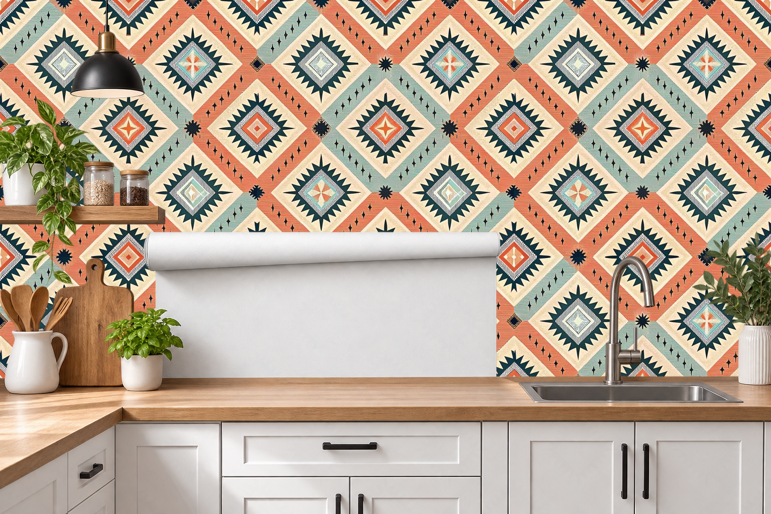 Design 152 — Roll — Kitchen Backsplash