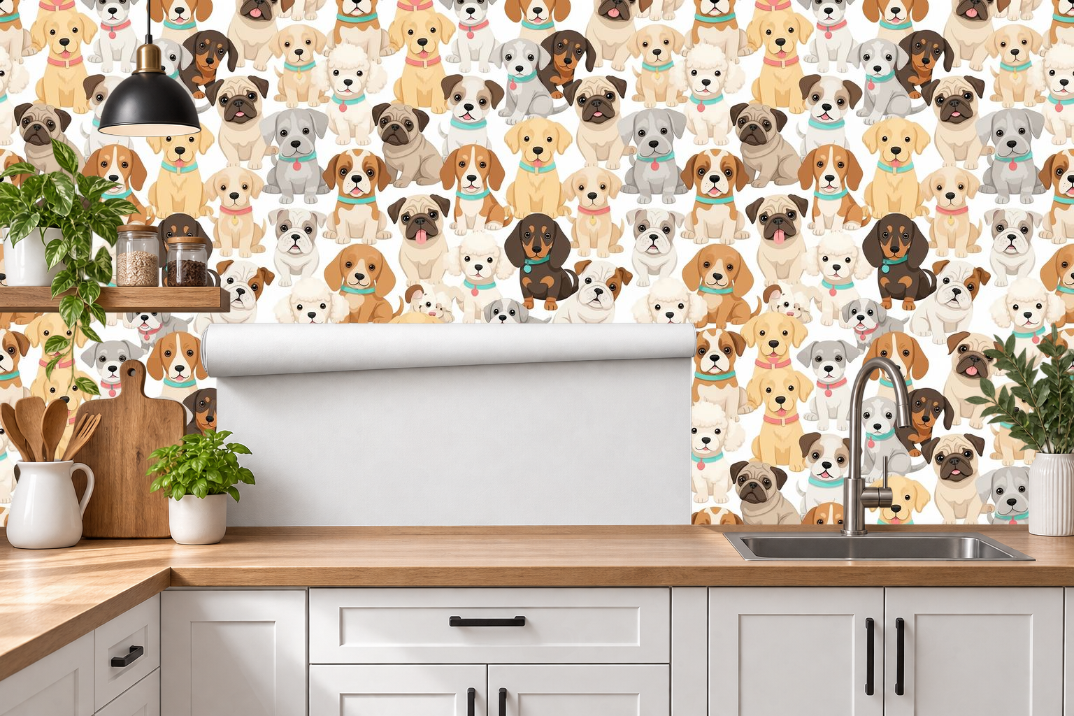 Design 122 — Roll — Kitchen Backsplash