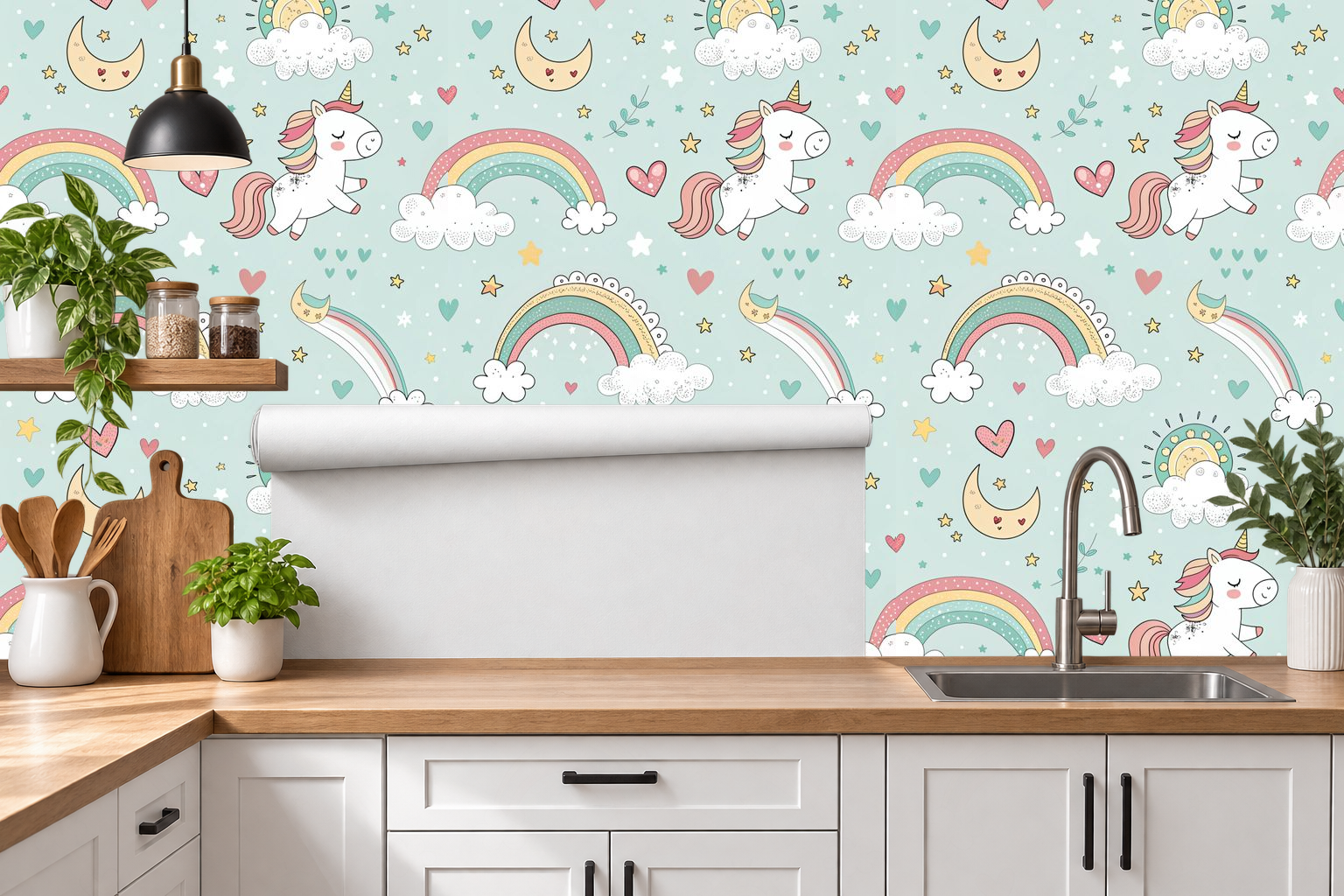 Design 313 — Roll — Kitchen Backsplash