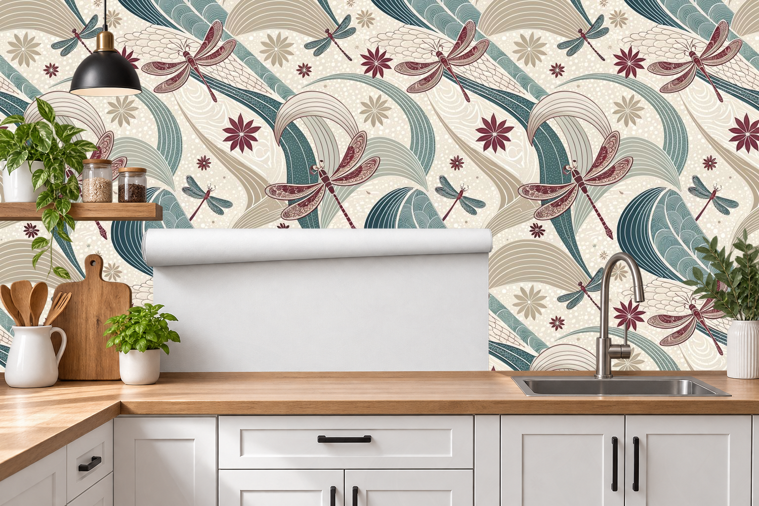Design 341 — Roll — Kitchen Backsplash