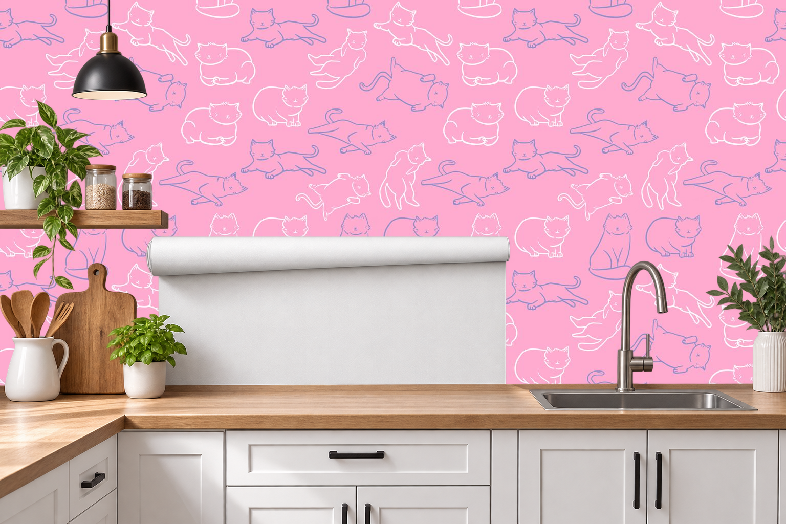 Design 719 — Roll — Kitchen Backsplash