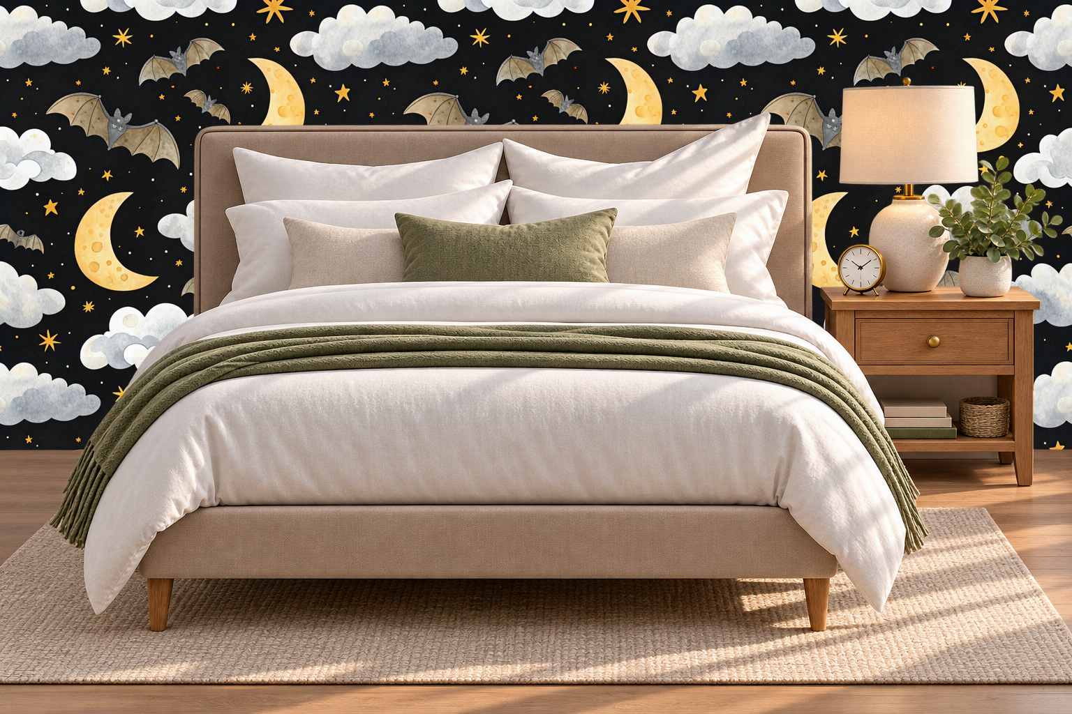 Design 208 — Bedroom — Pillow Close-up