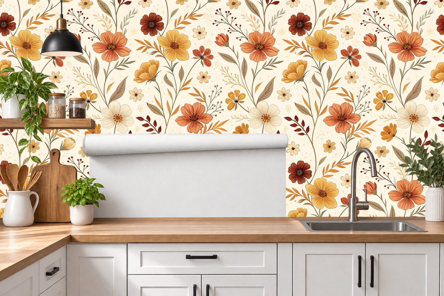 Design 244 — Roll — Kitchen Backsplash