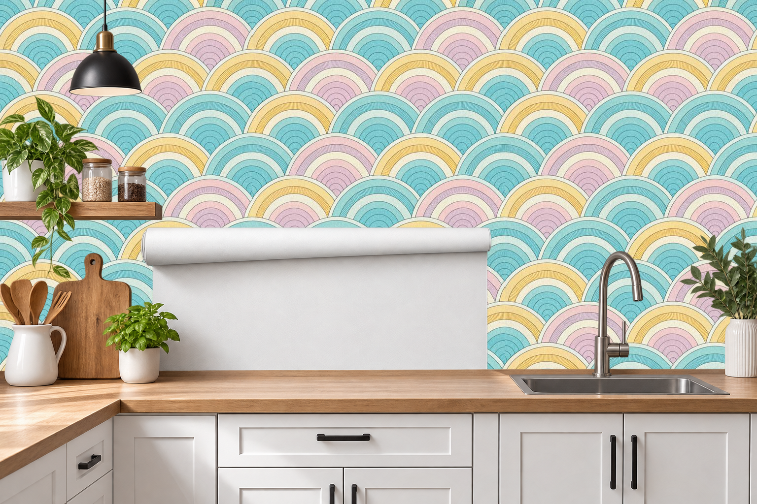 Design 394 — Roll — Kitchen Backsplash
