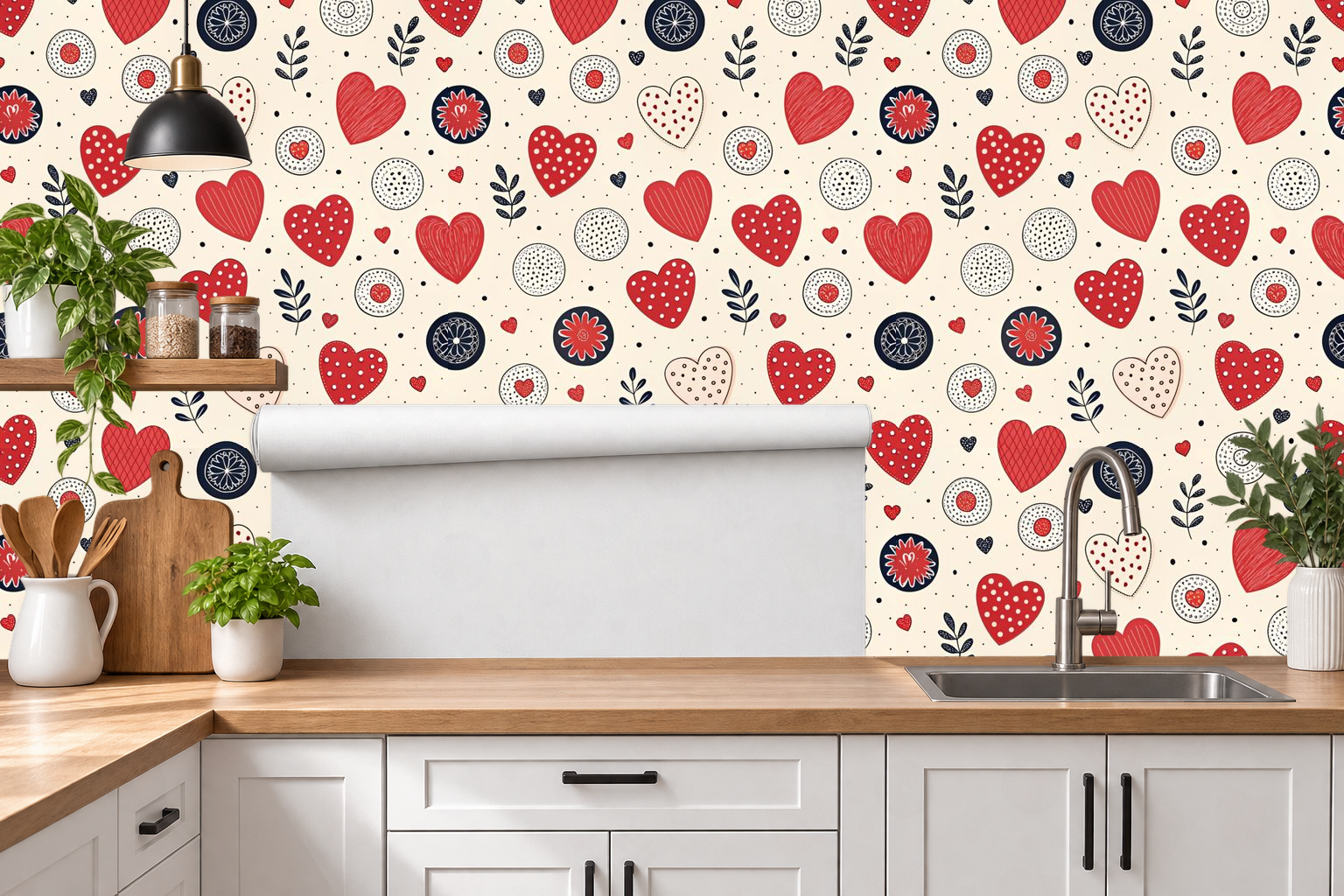 Design 509 — Roll — Kitchen Backsplash