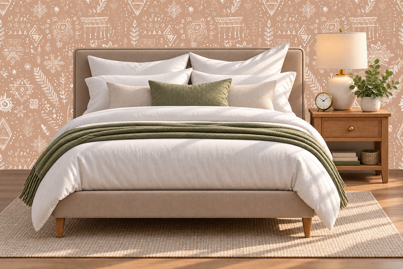 Design 107 — Bedroom — Pillow Close-up