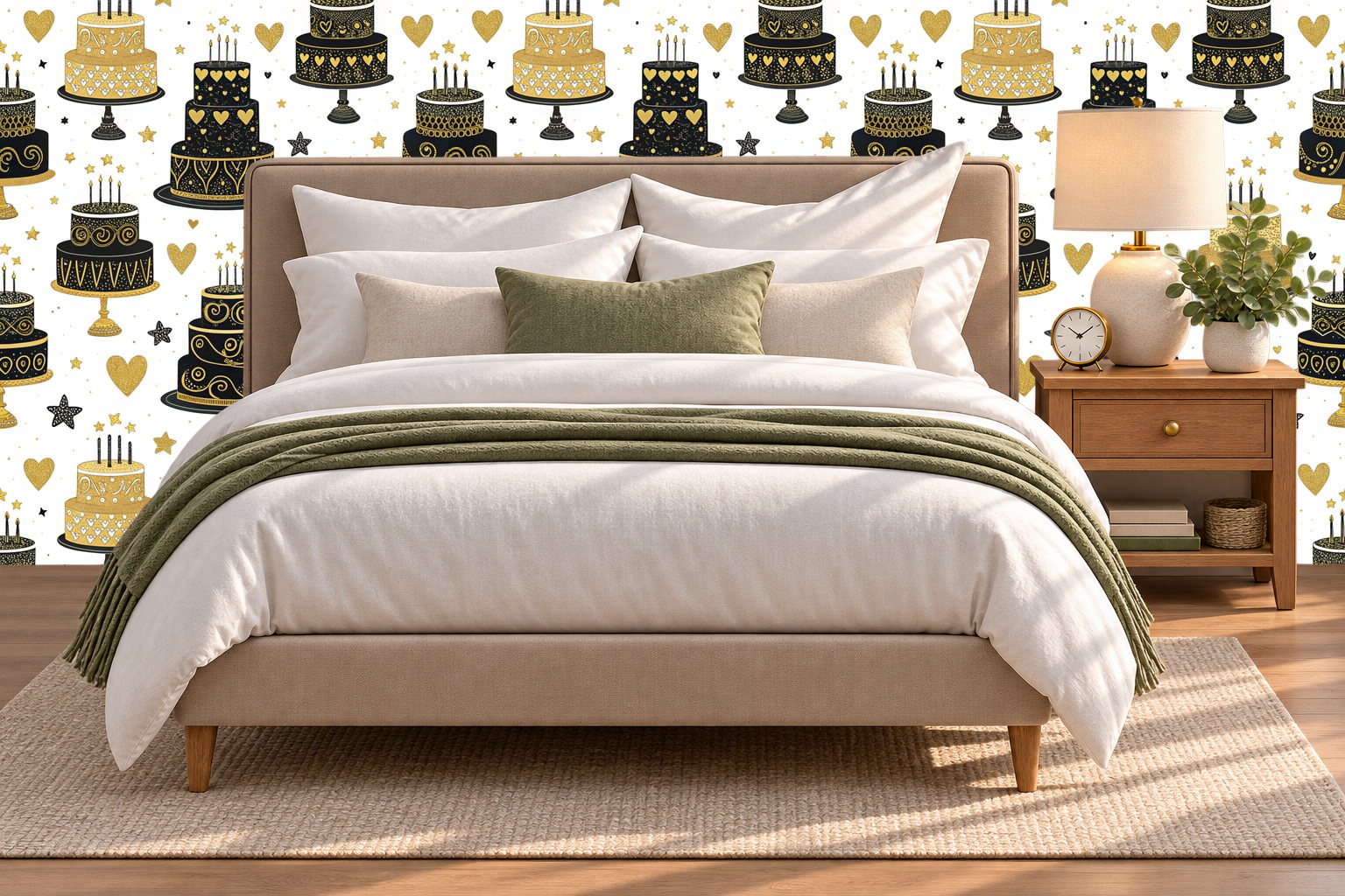 Design 418 — Bedroom — Pillow Close-up