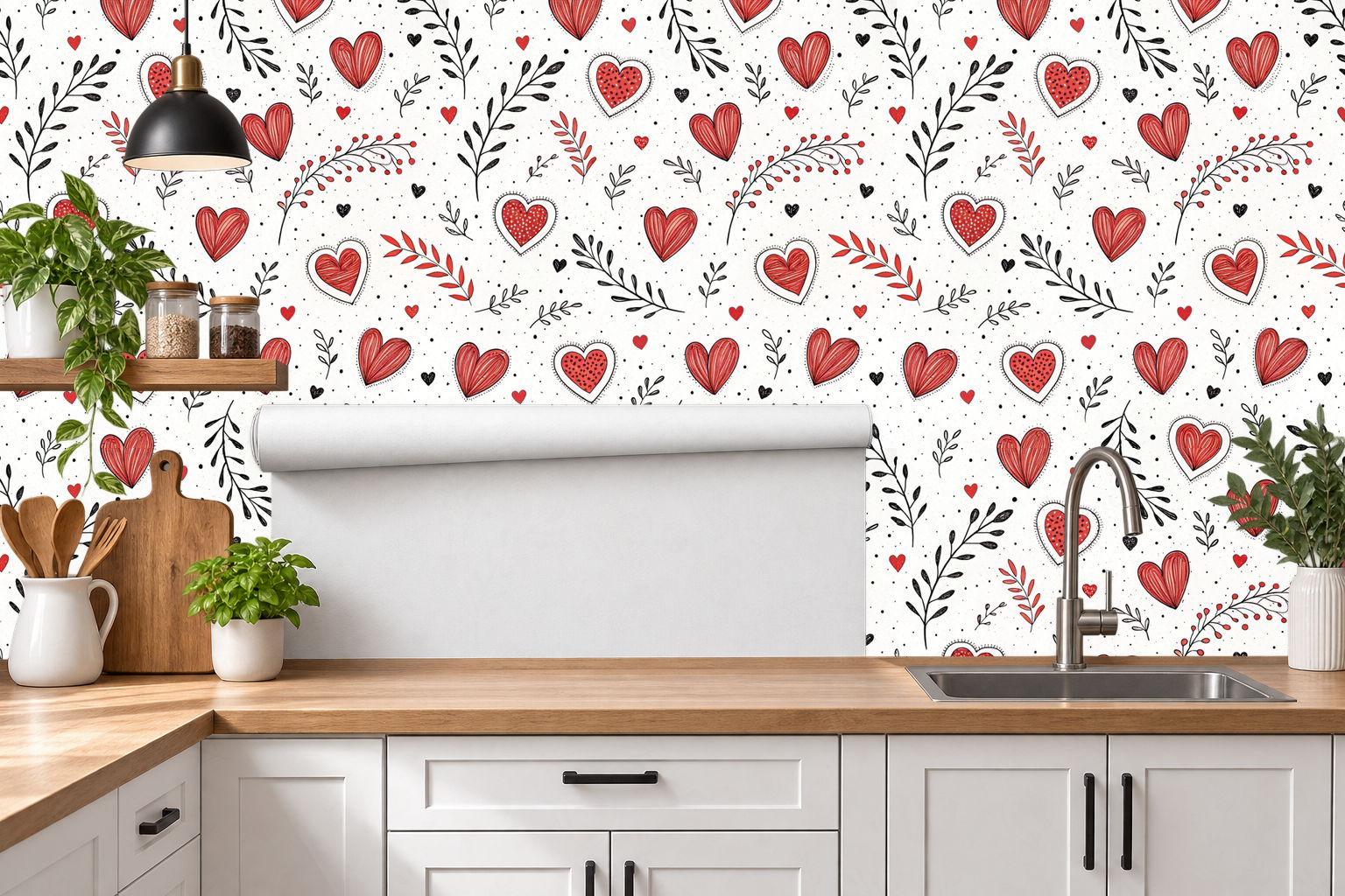 Design 516 — Roll — Kitchen Backsplash