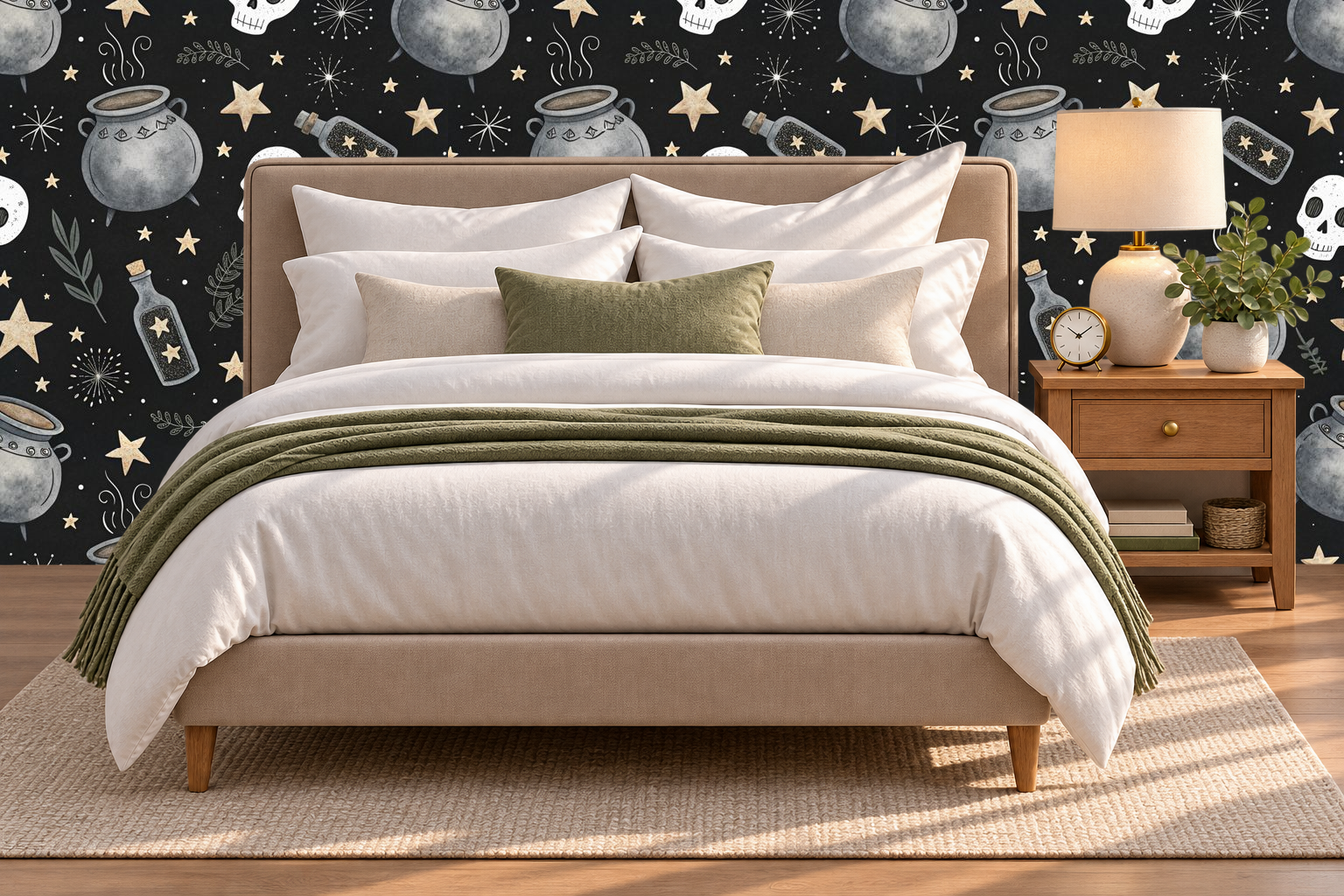 Design 210 — Bedroom — Pillow Close-up
