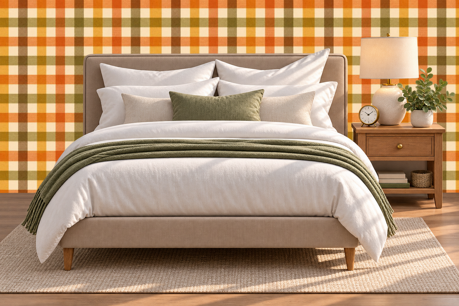 Design 555 — Bedroom — Pillow Close-up