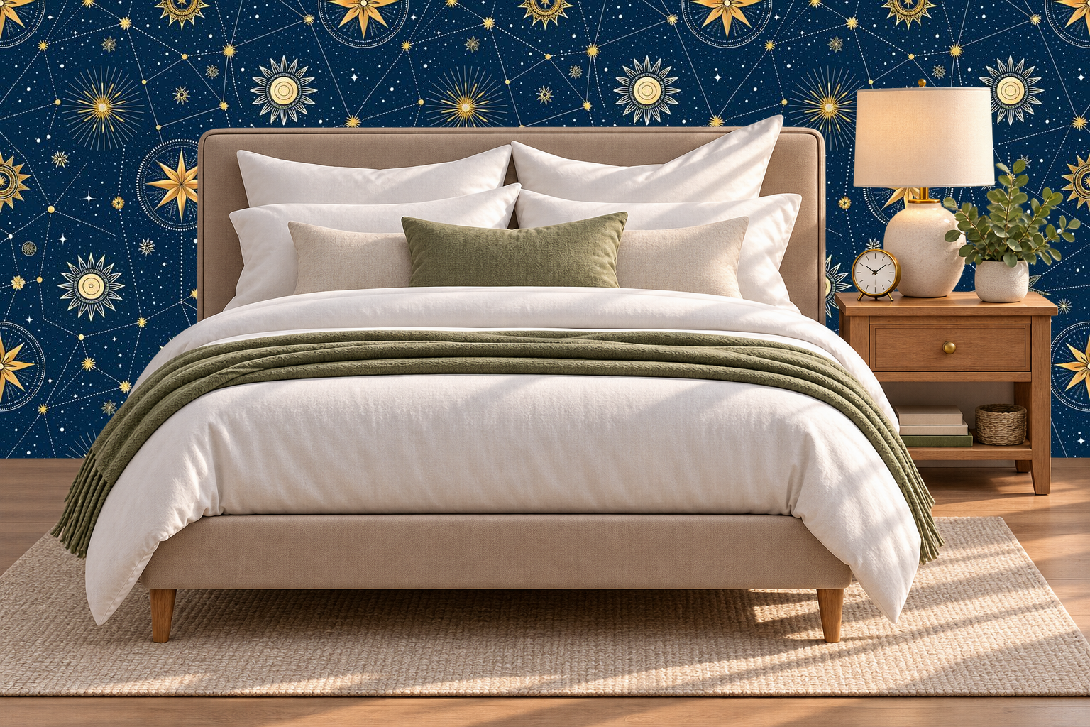 Design 481 — Bedroom — Pillow Close-up