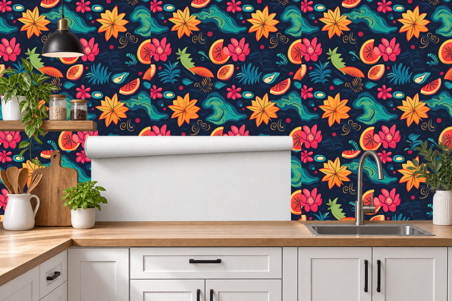 Design 97 — Roll — Kitchen Backsplash