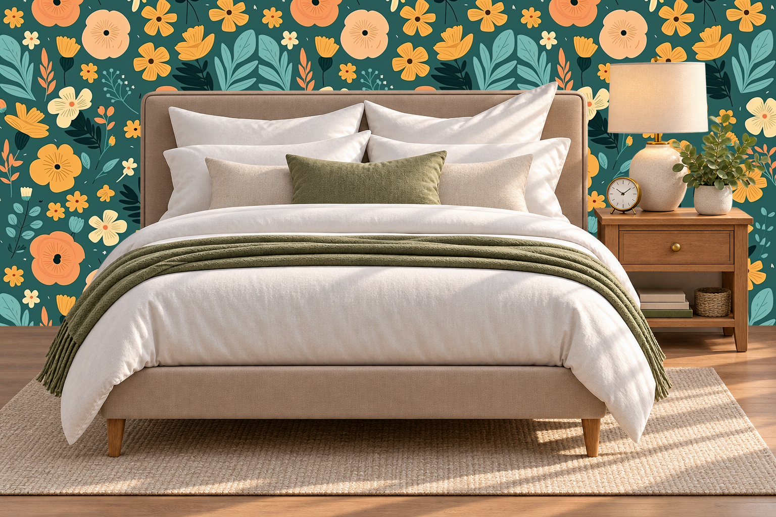 Design 77 — Bedroom — Pillow Close-up