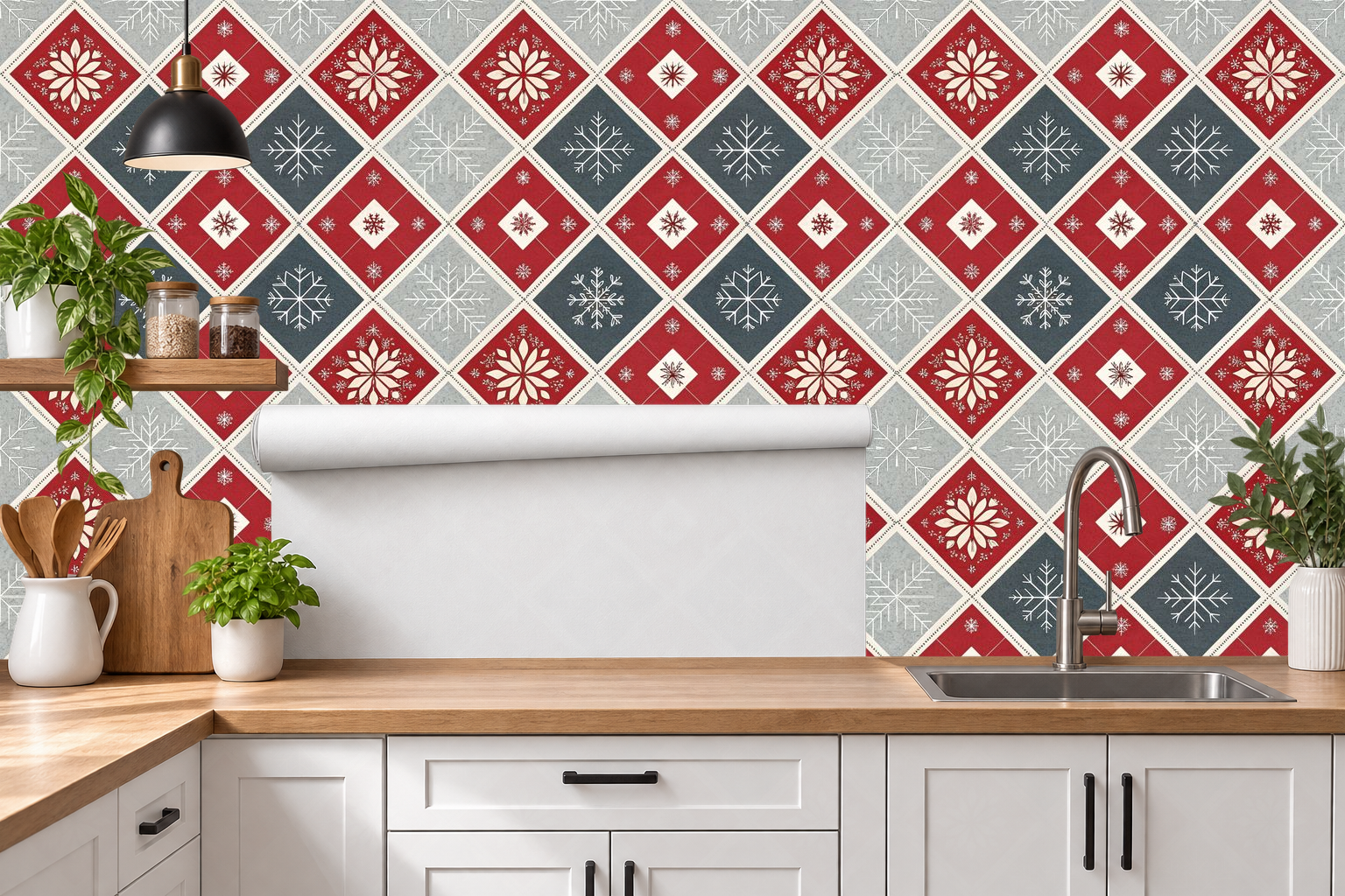Design 264 — Roll — Kitchen Backsplash