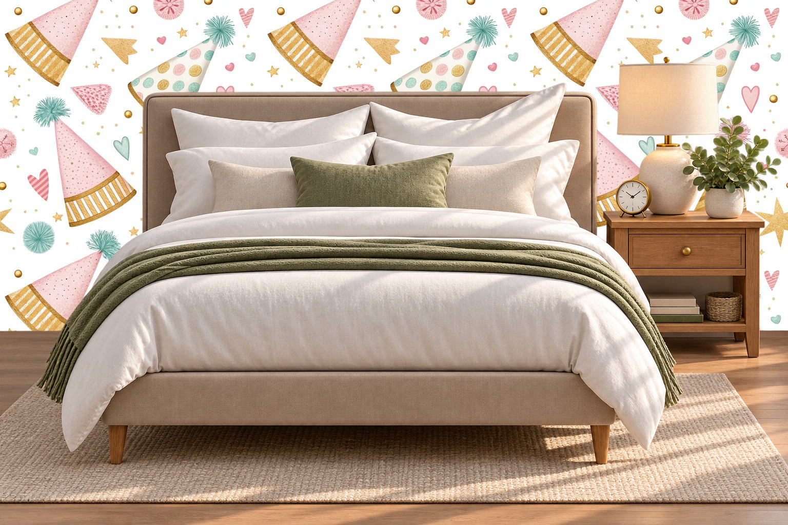 Design 424 — Bedroom — Pillow Close-up