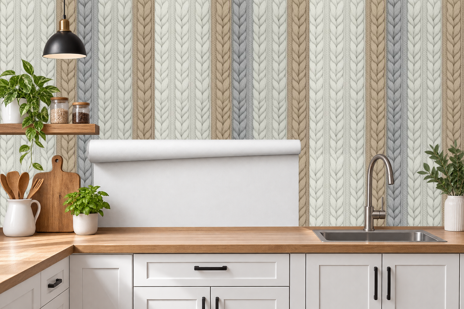 Design 614 — Roll — Kitchen Backsplash