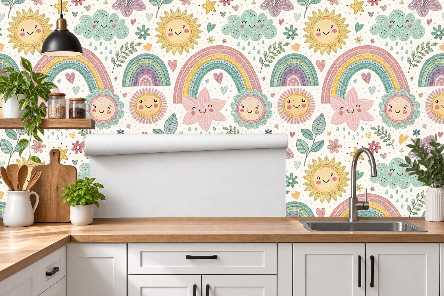Design 383 — Roll — Kitchen Backsplash