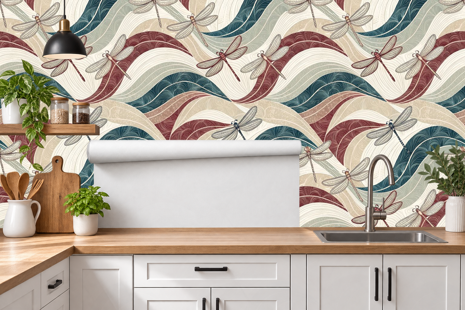 Design 342 — Roll — Kitchen Backsplash