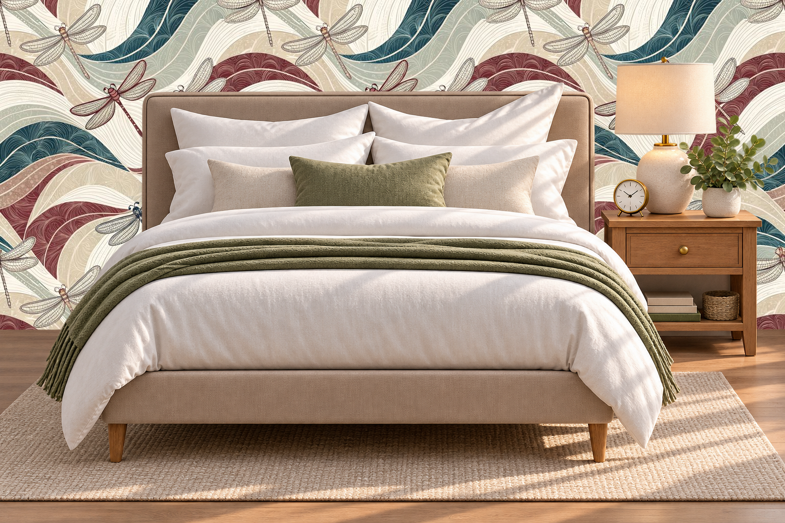 Design 342 — Bedroom — Pillow Close-up