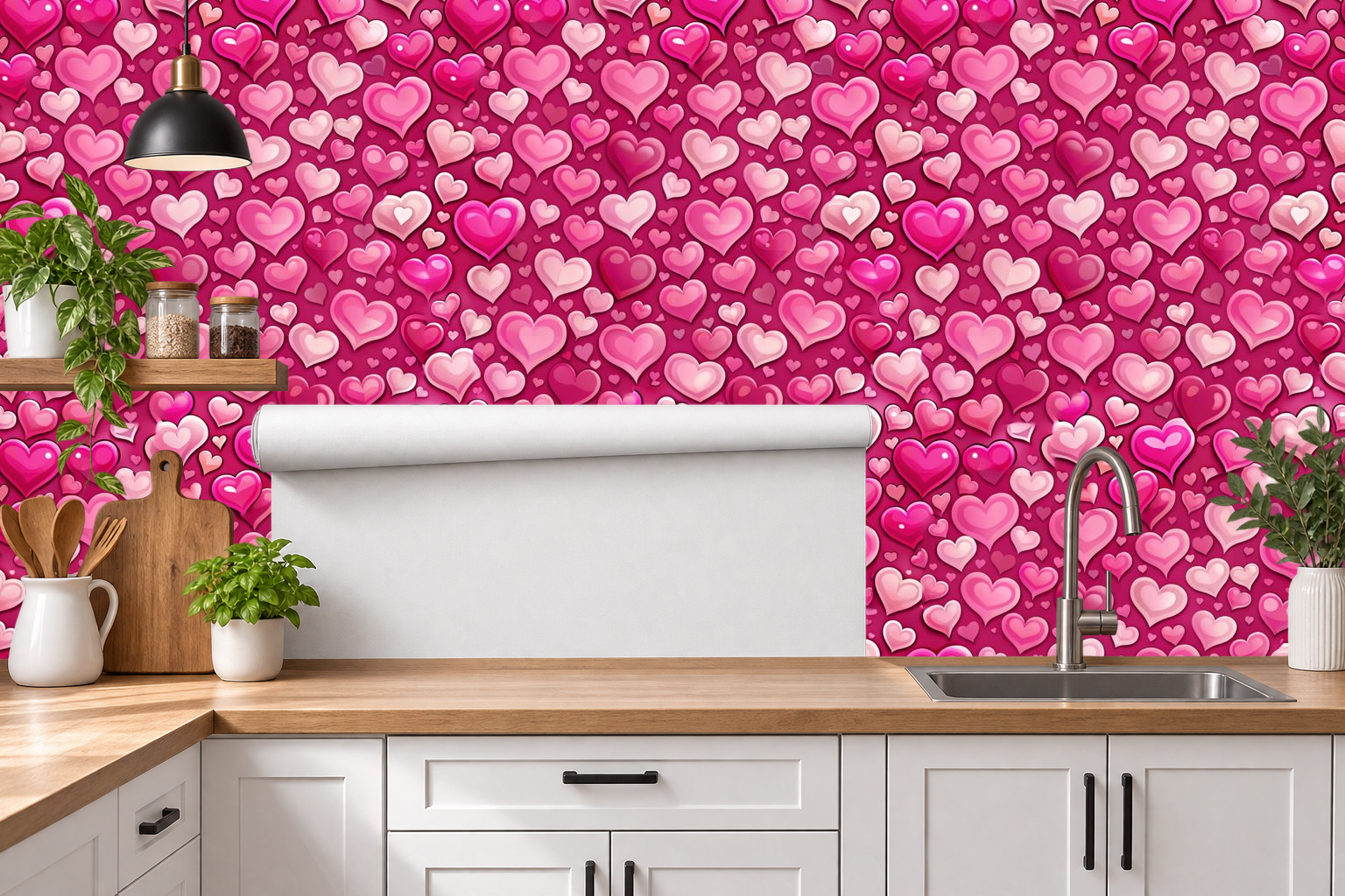 Design 708 — Roll — Kitchen Backsplash