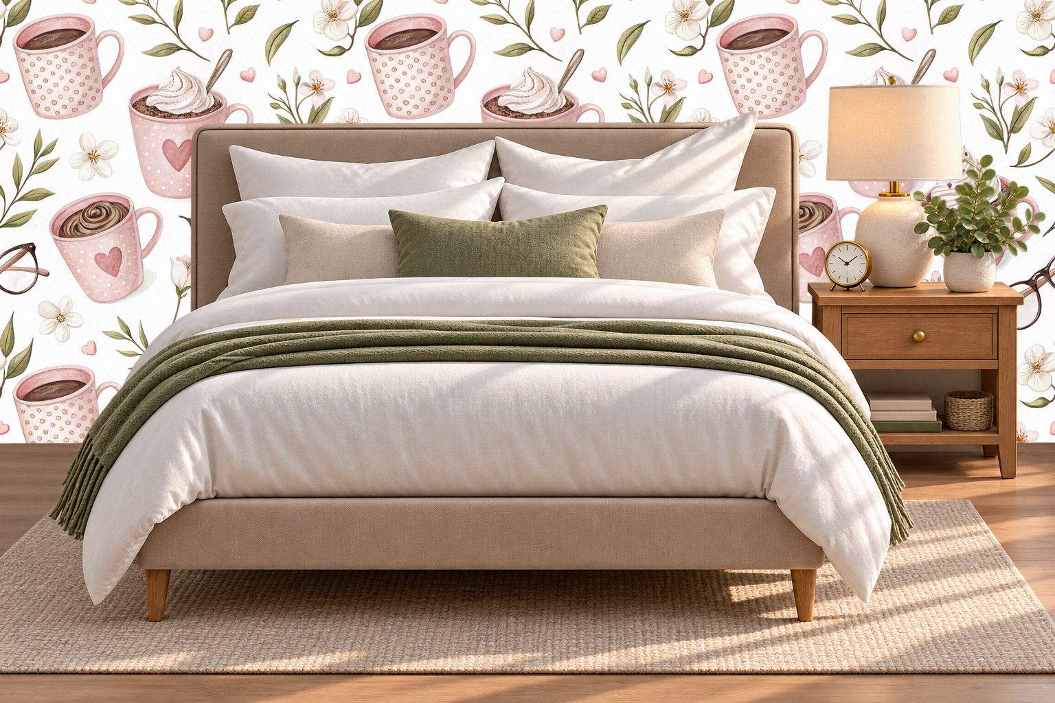 Design 477 — Bedroom — Pillow Close-up
