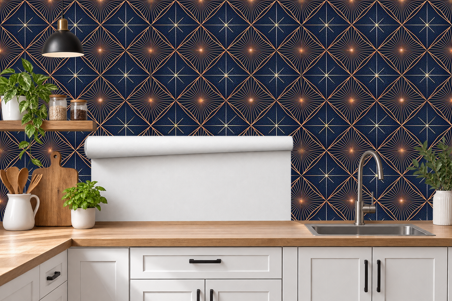 Design 489 — Roll — Kitchen Backsplash